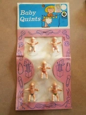 BABY QUINTS Ringo Toy Corp - 1960's Mini Boy Baby Dolls - NEW IN SEALED PACKAGE
