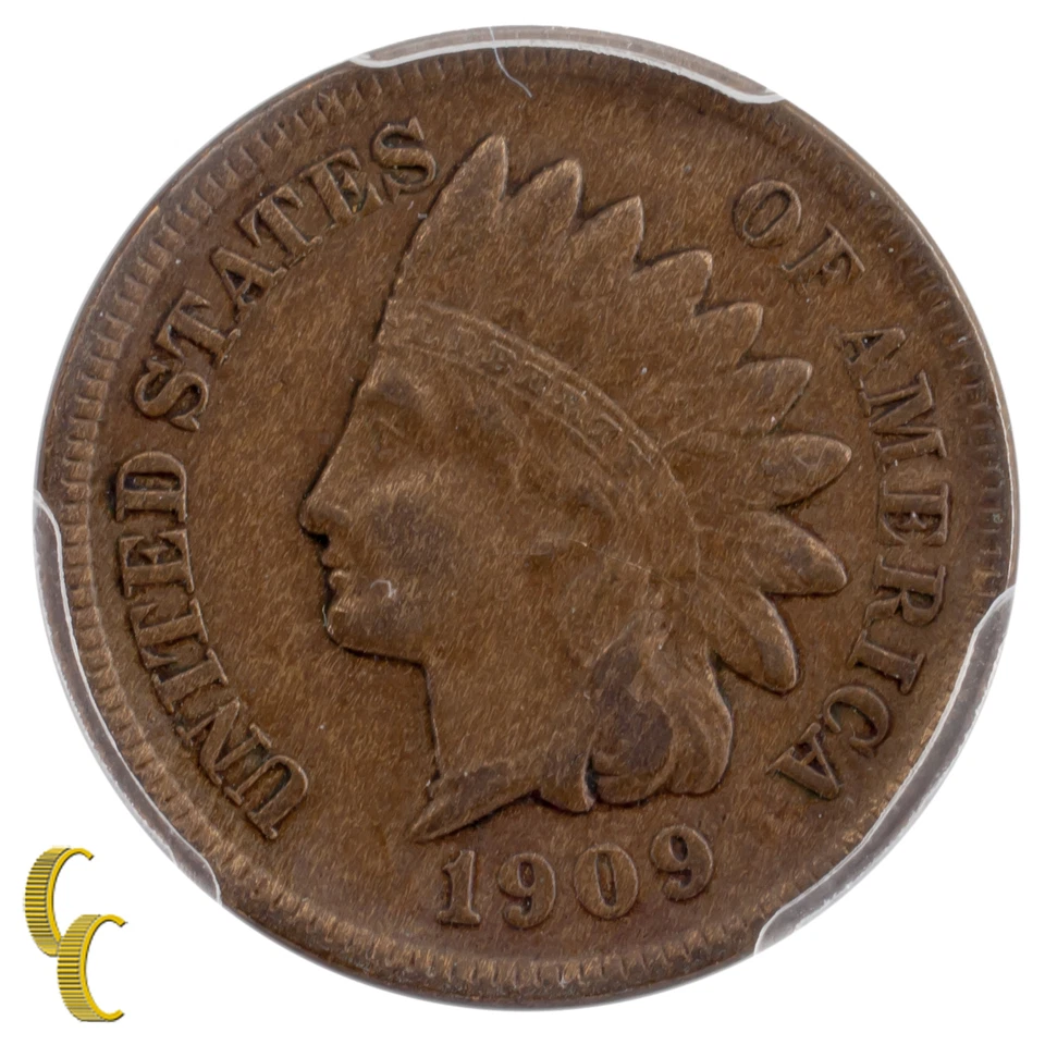 1909-S Indian Cent 1C Graded by PCGS as XF-40! Great Key Date Indian Cent! - Image 3 of 4