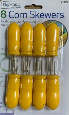 Maiskolbenhalter Edelstahl 8 x Maiskolbenhalter Zuckermais BBQ Zinken Gabeln