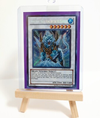 Yu-Gi-Oh! Dewloren, Tiger King of The Ice Barrier HA02-EN027 Secret Rare NM