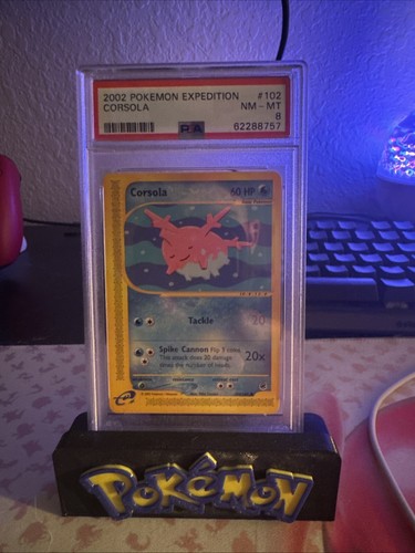 Corsola graded PSA 8 for sale on eBay
