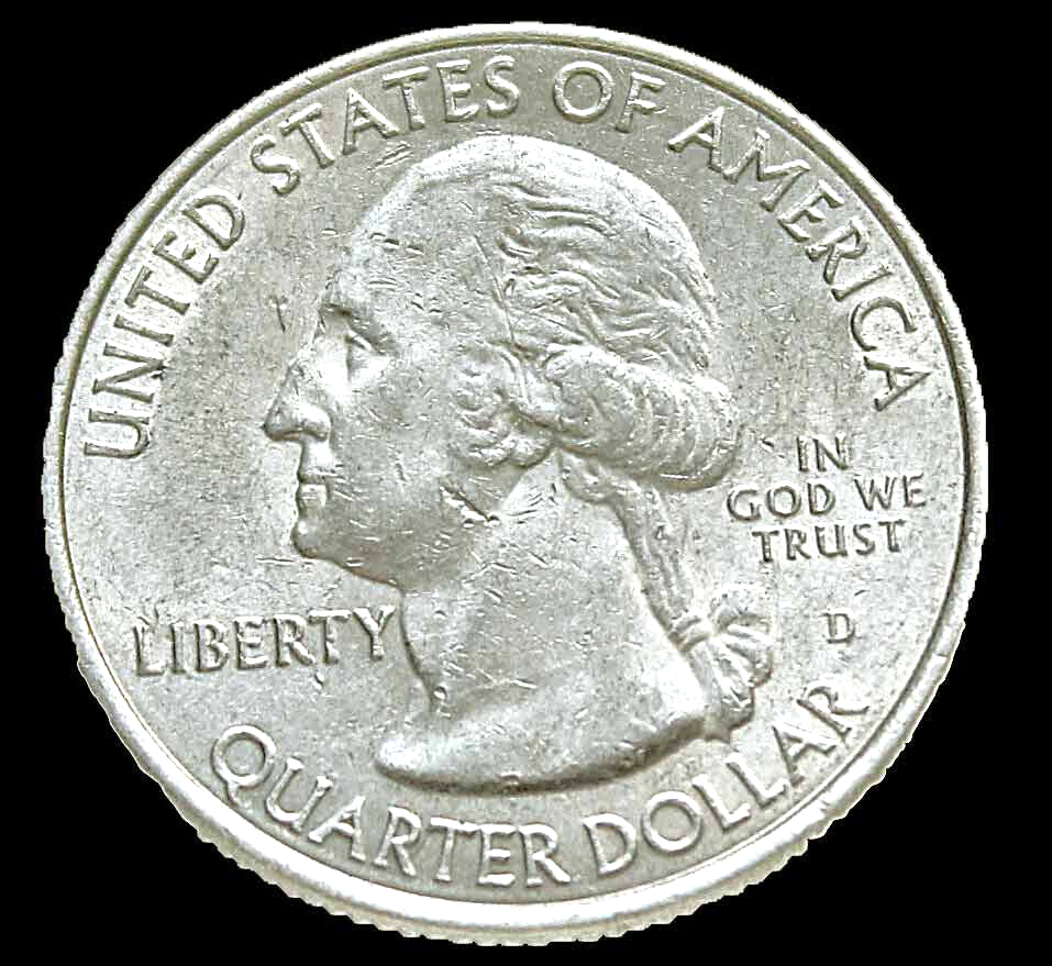 2014 D Shenandoah Virgina Quarter ATB 25C Die Chip Error Reverse