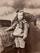Lancaster Pennsylvania Girl A.M. Lease Cabinet Card Photo