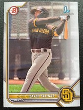 2022 BOWMAN ZAYED SALINAS SAN DIEGO PADRES PROSPECT #BP-122 1ST BOWMAN