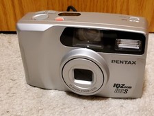 Pentax IQZoom 60S 35-60mm Zoom Lens Point and Shoot Film Camera w/ Leather Case