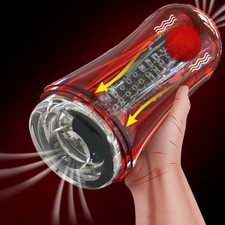 Male Reuse Penis Sleeve Trainer Electric Pocket Penis Pump Cup Man Delay Trainer