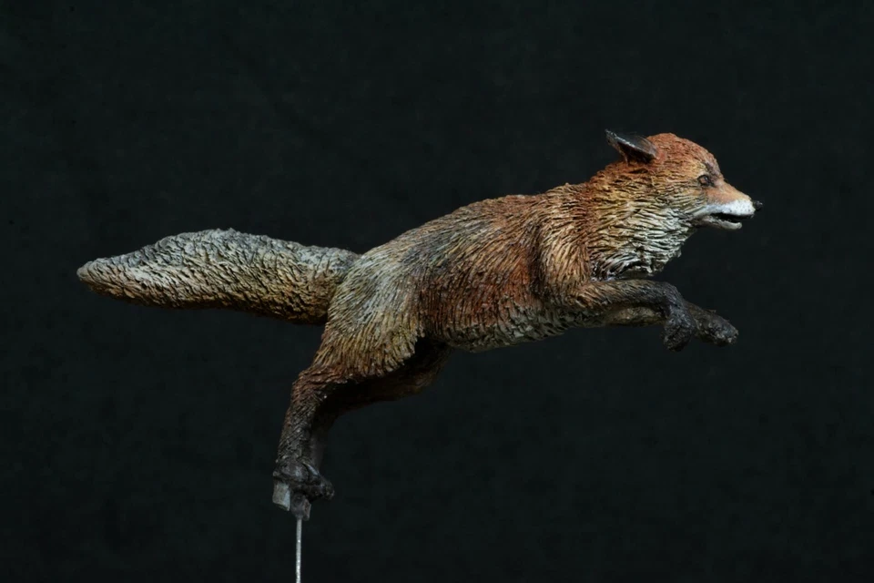 CIXMODELS CixM120001 FOX VOLPE 120mm 1:16 BIG SCALE RESIN KIT ANIMAL NON DIPINTO - Immagine 3 di 4