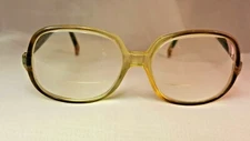 Vintage Jardine II 2 Ornate Green and Gold  Designer Eyeglasses,  50 17 135