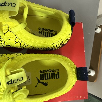 PUMA EVOPOWER VIGOR 1 GRAPHIC FG 104193 03 YELLOW SILVER SIZE 10