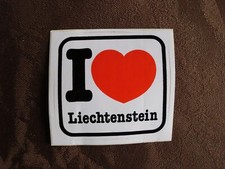 Liechtenstein * Aufkleber * I Like Liechtenstein