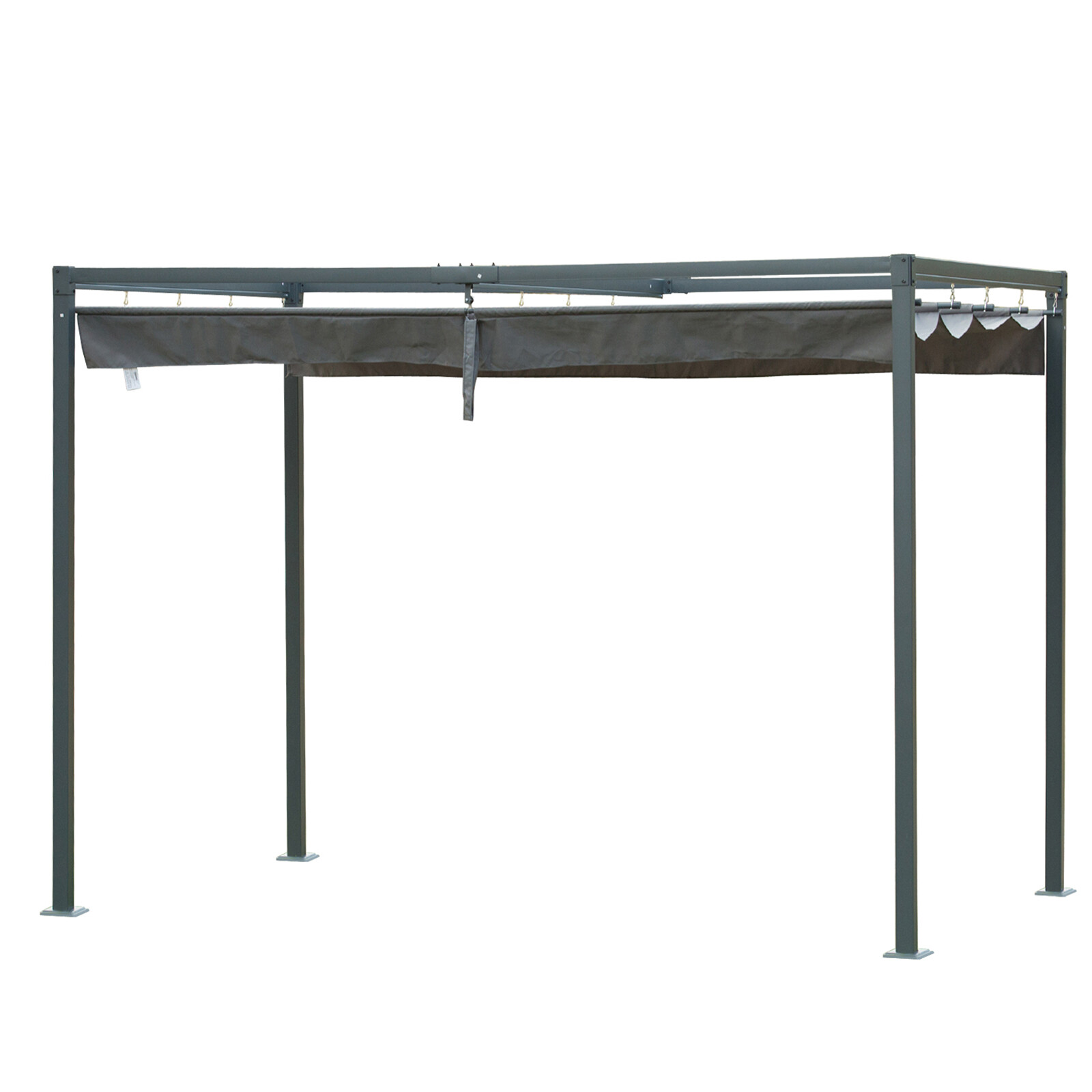 Pergola Pavillon Terrassenüberdachung mit Schiebedach