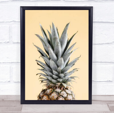 Wandbilddruck Ananas gelb 04 Obst Früchte Studio