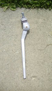 Vintage Aluminum Bicycle Kickstand--Made In ITALY.  Kick Stand Snaps Back Great!