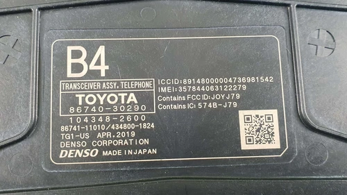 Lexus GS-F GSF 2018 Tranceiver Controller Module 86740-30290 Oem Used: Fits GS - Picture 2 of 12