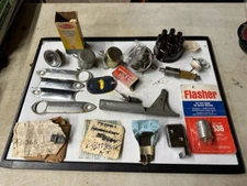 Vintage PARTS LOT - FORD BUICK Switches Flasher Car Truck Striker Plate & MORE