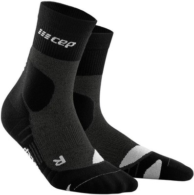 CEP Women s Outdoor Compression Crew Cut Socks 4, Stonegrey/Grey 
