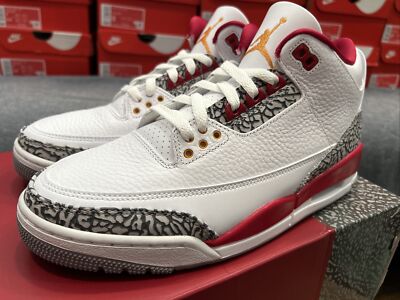 Air Jordan 3 Retro Mid “Cardinal Red” - Men's Size 9.5