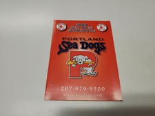 Calendario de bolsillo de béisbol menor RS20 Portland Sea Dogs 2008 - Coca Cola (rojo)