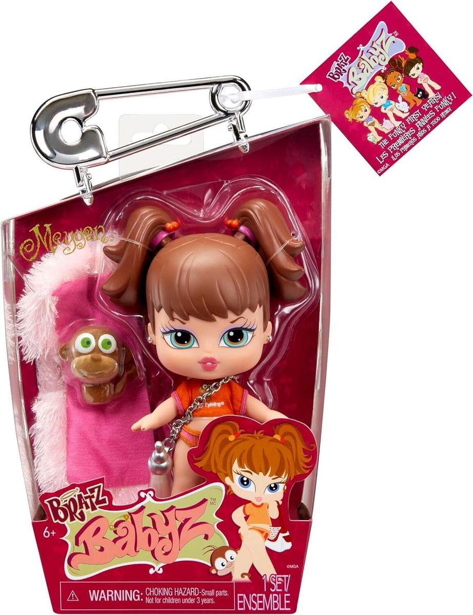 Bratz Babyz Meygan with Funky Fashion Monkey Doll Pet