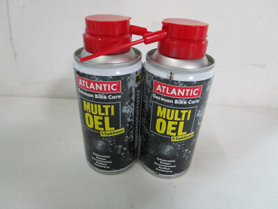 Atlantic Multi-Öl-Spray -2er-Set-Je 2 x Spraydose-mit je 150 ml-mit Schnorchel
