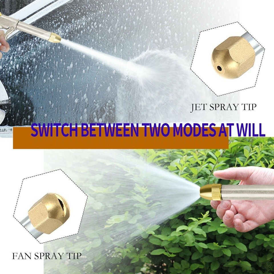 High Pressure Power Washer Water Spray Gun Nozzle Wand Attachment