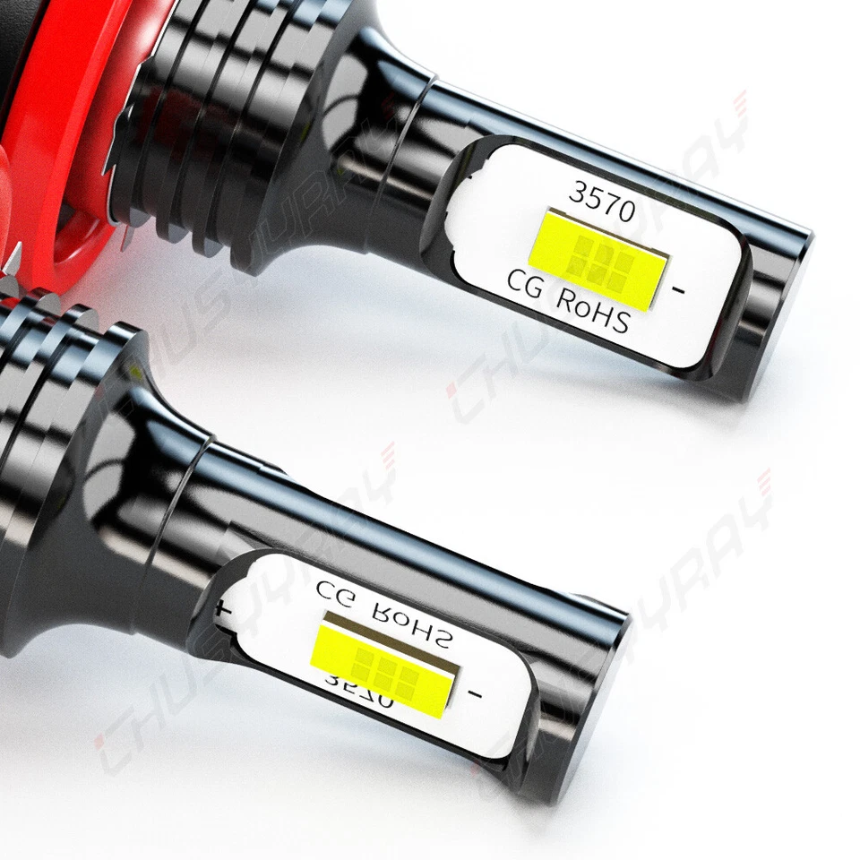 Para Pontiac G8 2008 2009 Combo Blanco 6X Faro LED Alto Bajo + Bombillas Antiniebla Foto 4 de 4