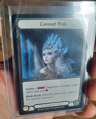 その他 Coronet Peak CF FLESH AND BLOOD FAB Coronet Peak Cold Foil - FAB Flesh and Blood TCG Uprising - UPR136