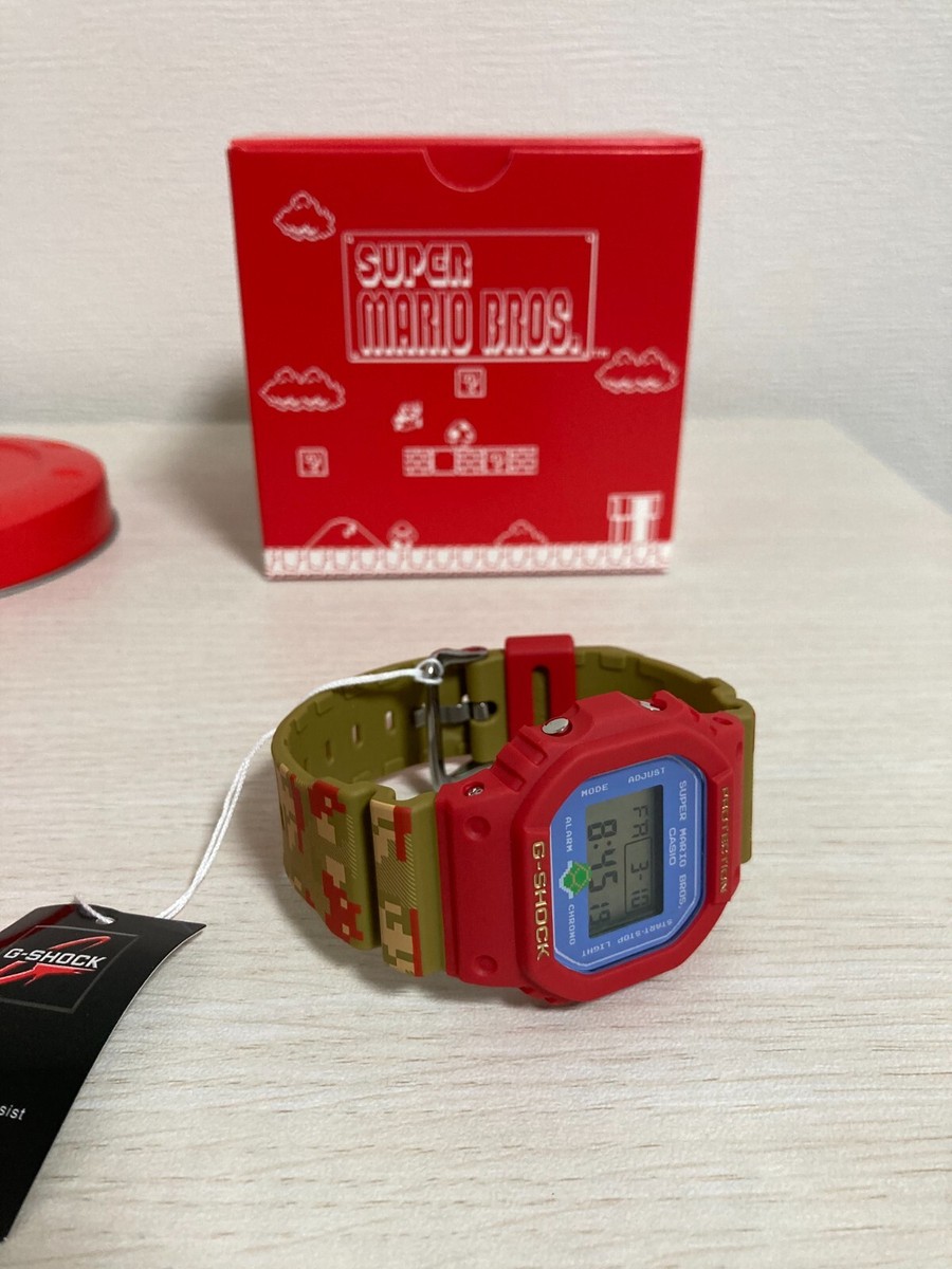 G-SHOCK × SUPER MARIO BROS. ボックス Casio G-Shock 40th Anniversary X Super Mario Bros DW5600SMB
