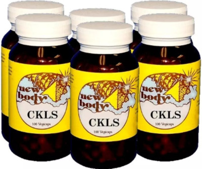 CKLS COLON CLEANSER Six Pack (6 bottles) NEW BODY PRODUCTS  100 Vegicaps