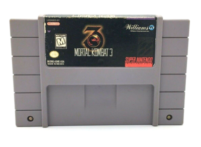 Mortal Kombat 3 Super Nintendo 1995 Snes Entertainment Authentic