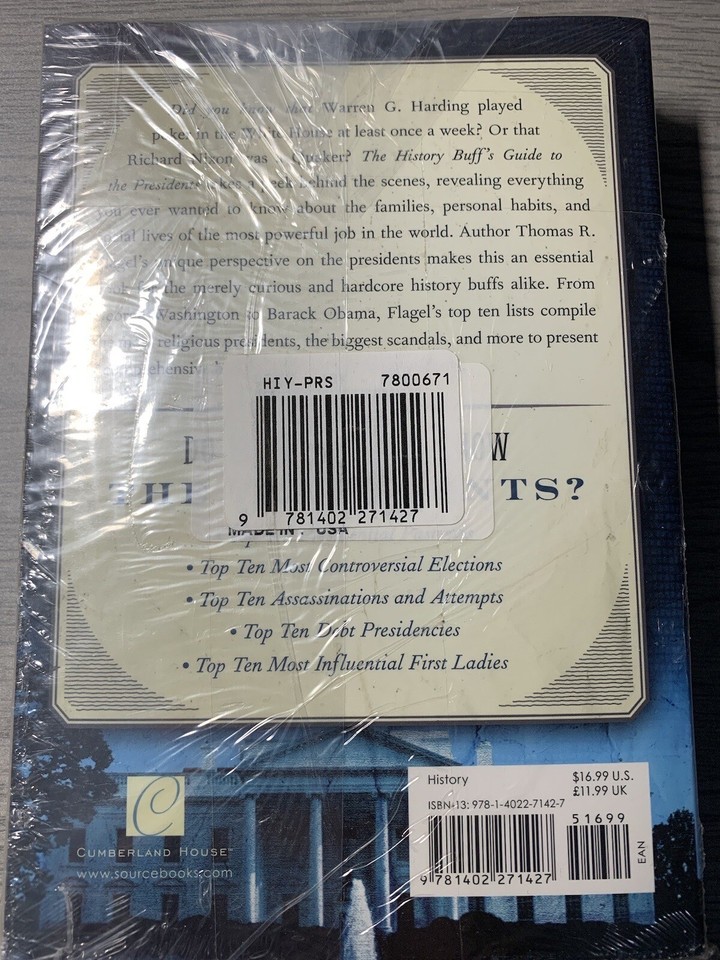 The History Buff's Guide to the Presidents Top Ten Rank (2012) Thomas
