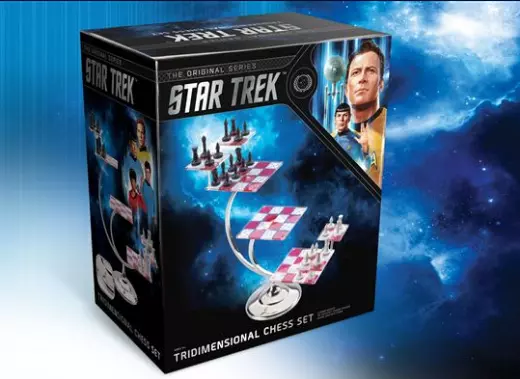 Star Trek Tridimensional 3D Chess Set Replica