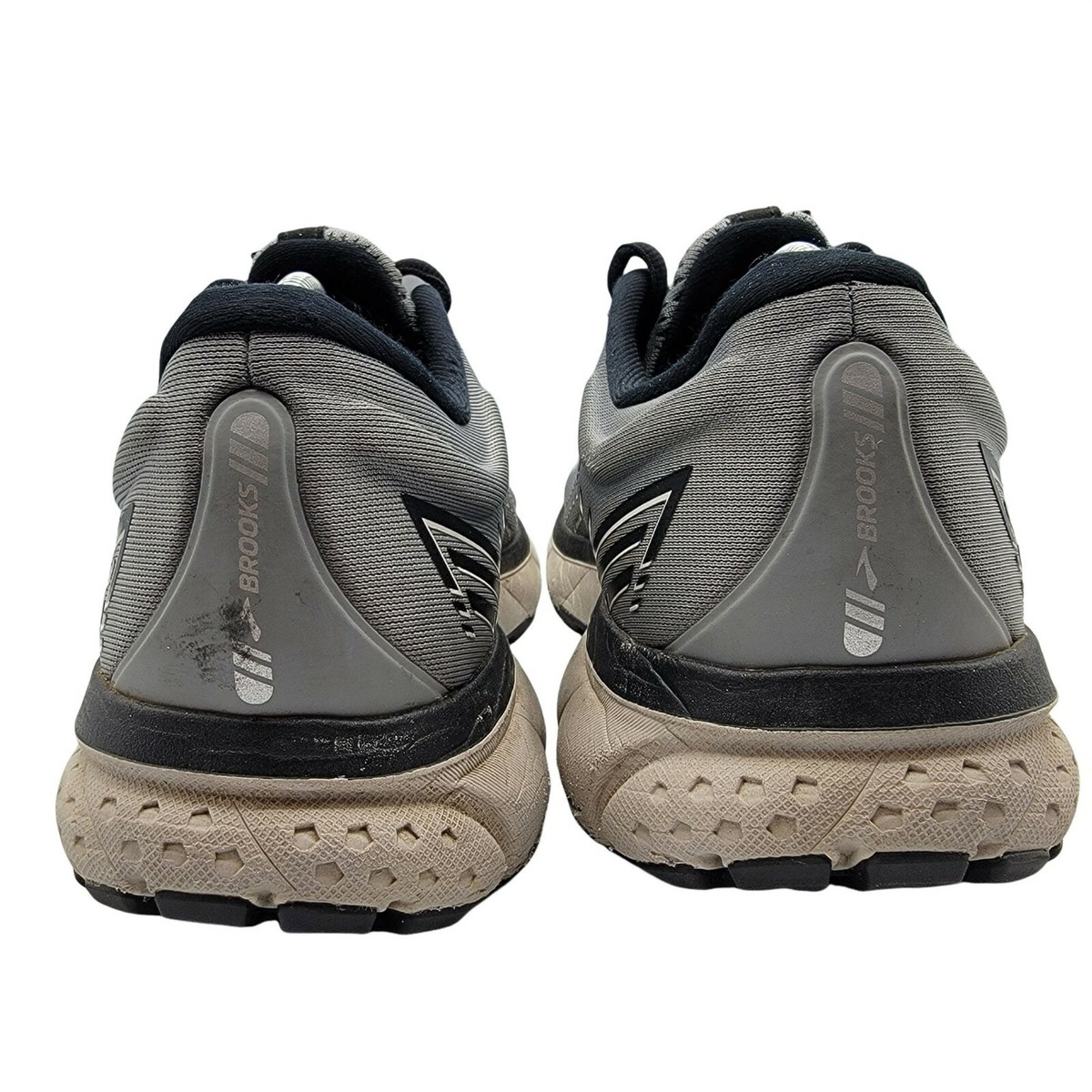 Brooks Ghost 13 Grey  Black Athletic Low Top 1103481D040 Men\'s US Size 12 Brooks Men main image 4