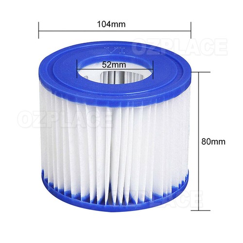 6pcs Lay Z Spa Filter Cartridge Size VI 58323 Bestway Replacement