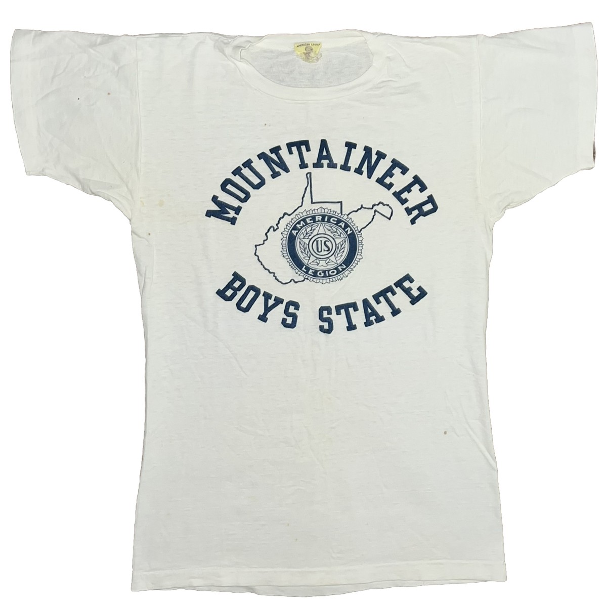 Vtg 50s 60s American Legion Scouts Mountaineer Boys State USA T