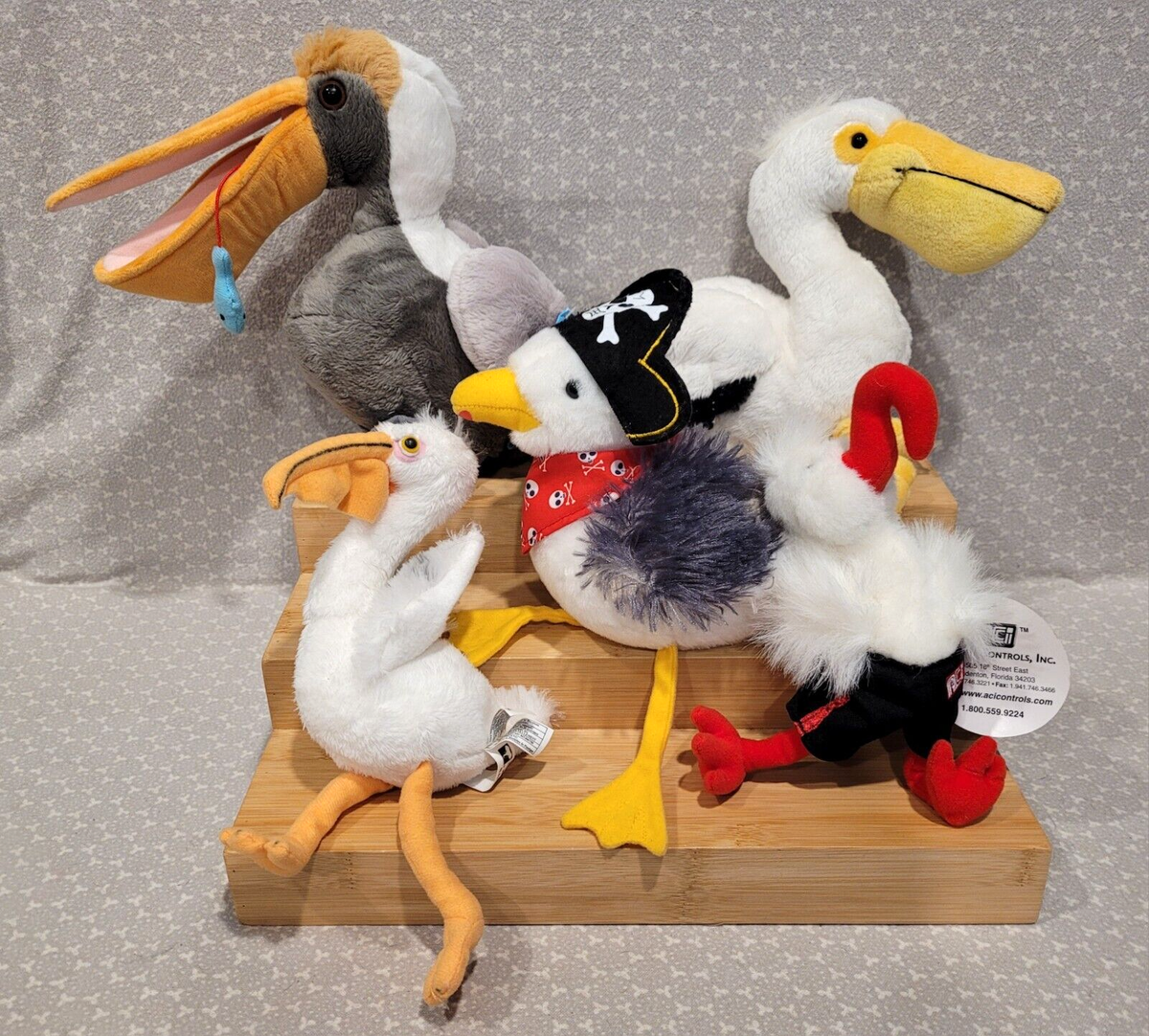 Loggerhead Life Pelican Fish Webkinz Seagull Winter Rufus ACI Ibis