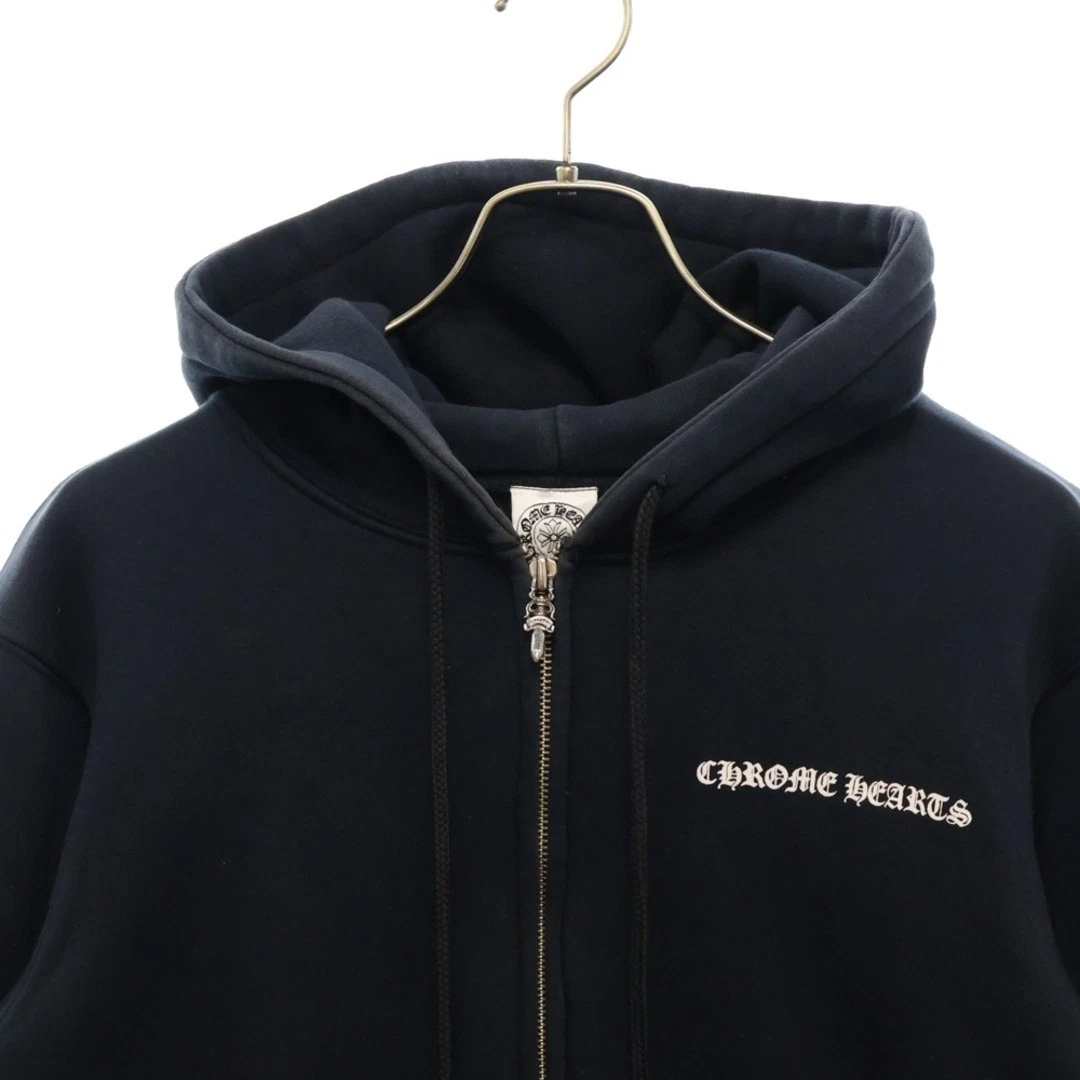 Felpa con cappuccio CHROME HEARTS OLDnale pug zi CHssuto tessut foderaa term neraa u