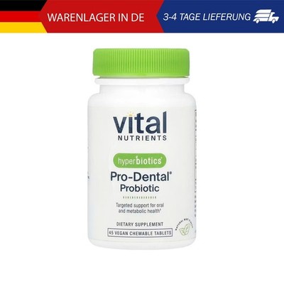 Vital Nutrients, Hyperbiotics , Pro-Dental  Probiotic, Probiotikum, natürliche M