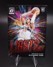 2024-25 Optic Alexandre Sarr Rookie RC Lights Out International Red Scope Prizm