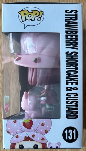 Funko Pop! 131 Strawberry Shortcake & Custard (Scented), New In Unopened Box - Picture 2 of 6