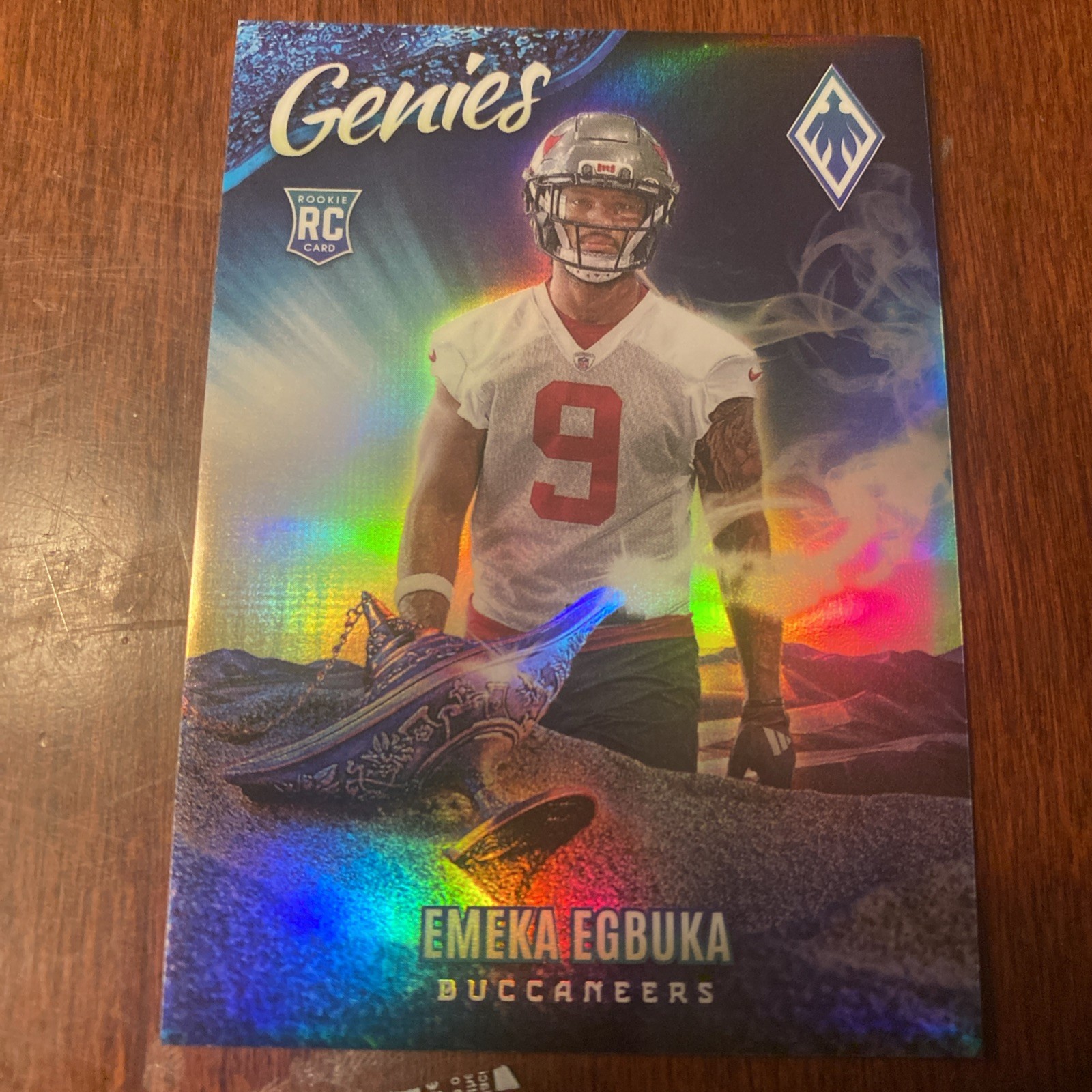 2025 Panini Phoenix Emeka Egbuka Rookie Card Genies #15 Case Hit Buccaneers