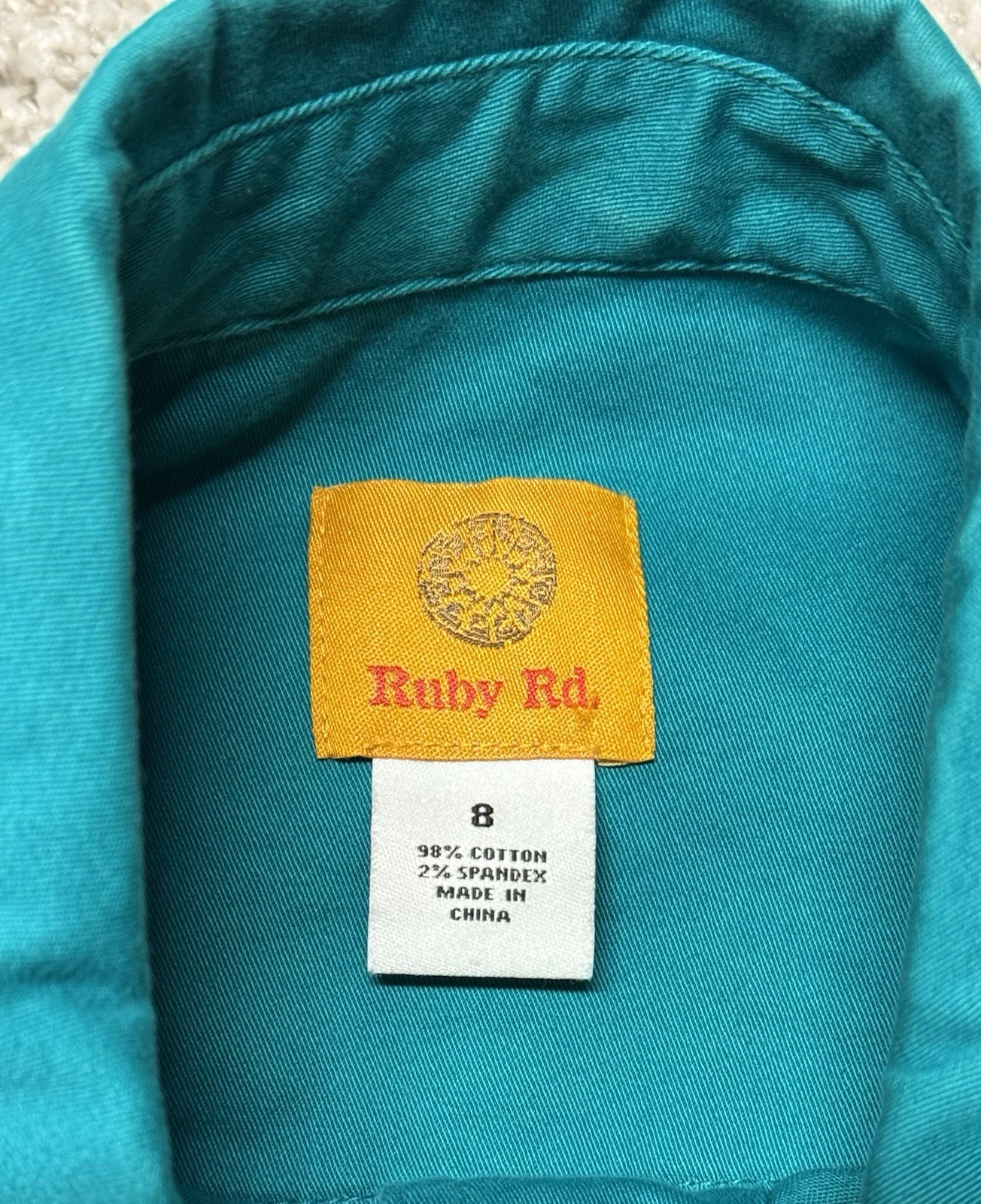 Ruby Rd. Womens Size 8 Stretch Button Up Denim Ja… - image 4