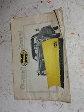 Vintage Meyer Snow Plows Owners Manual 1970s Original