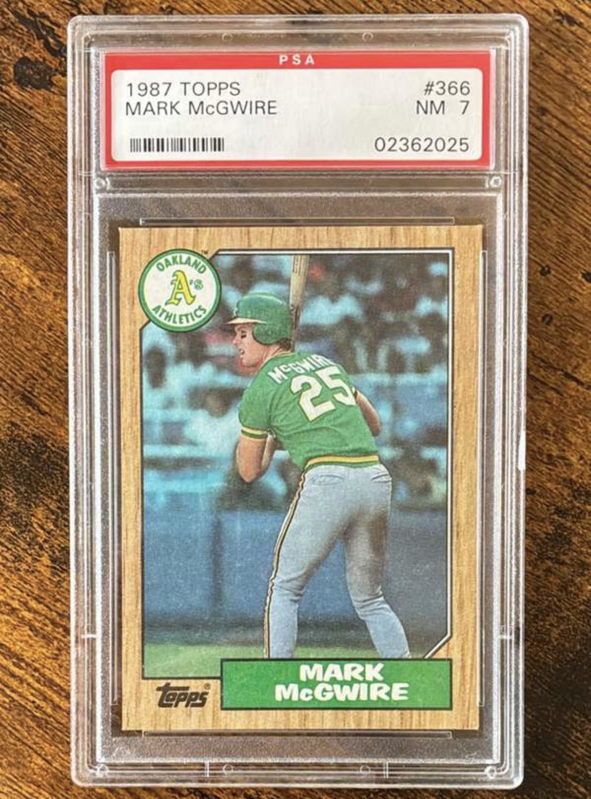 1987 Topps - Mark McGwire #366