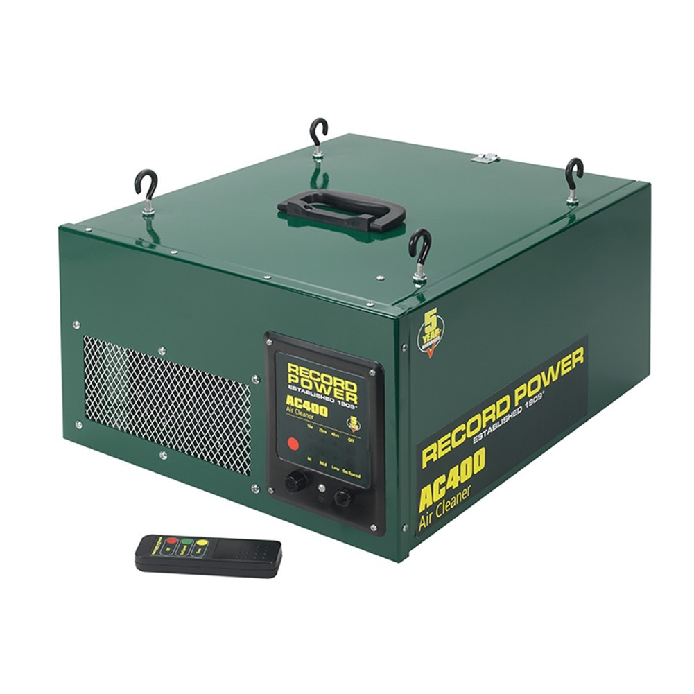 Record Power AC400 Two Stage Air Filter with Remote RPTAC400