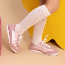 Foldable Back Retro Sneakers for Boys Girls Breathable Slip On Casual Shoes