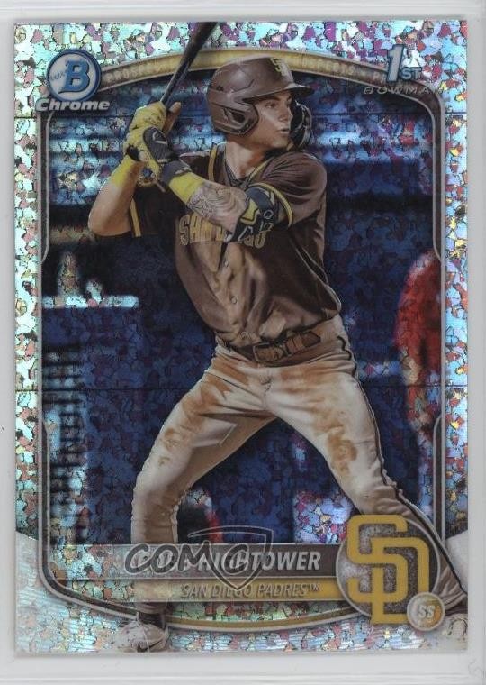 2025 Bowman Chrome Prospects Mini-Diamond Refractor Cobb Hightower #BCP-104 0c3h
