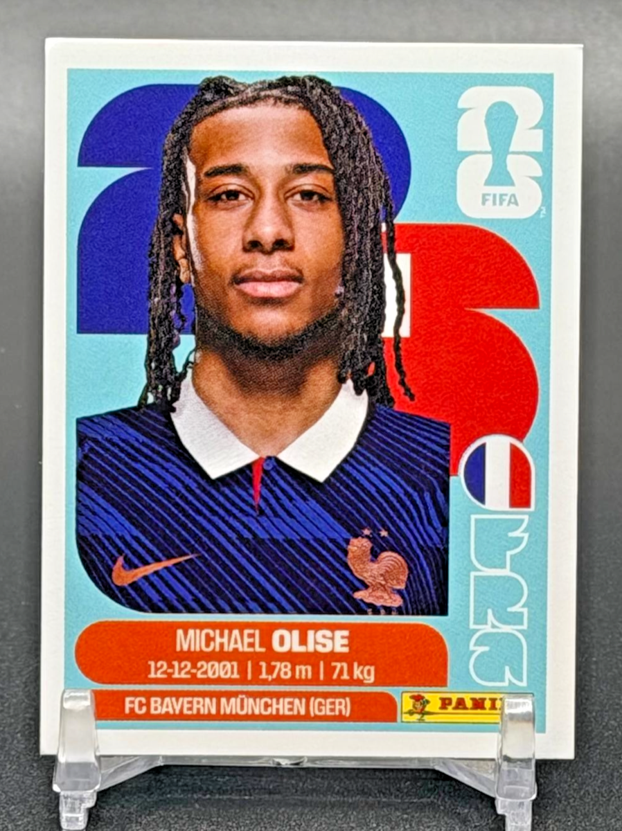 2026 Panini FIFA World Cup Michael Olise Sticker FRA 14 RC 1st WC