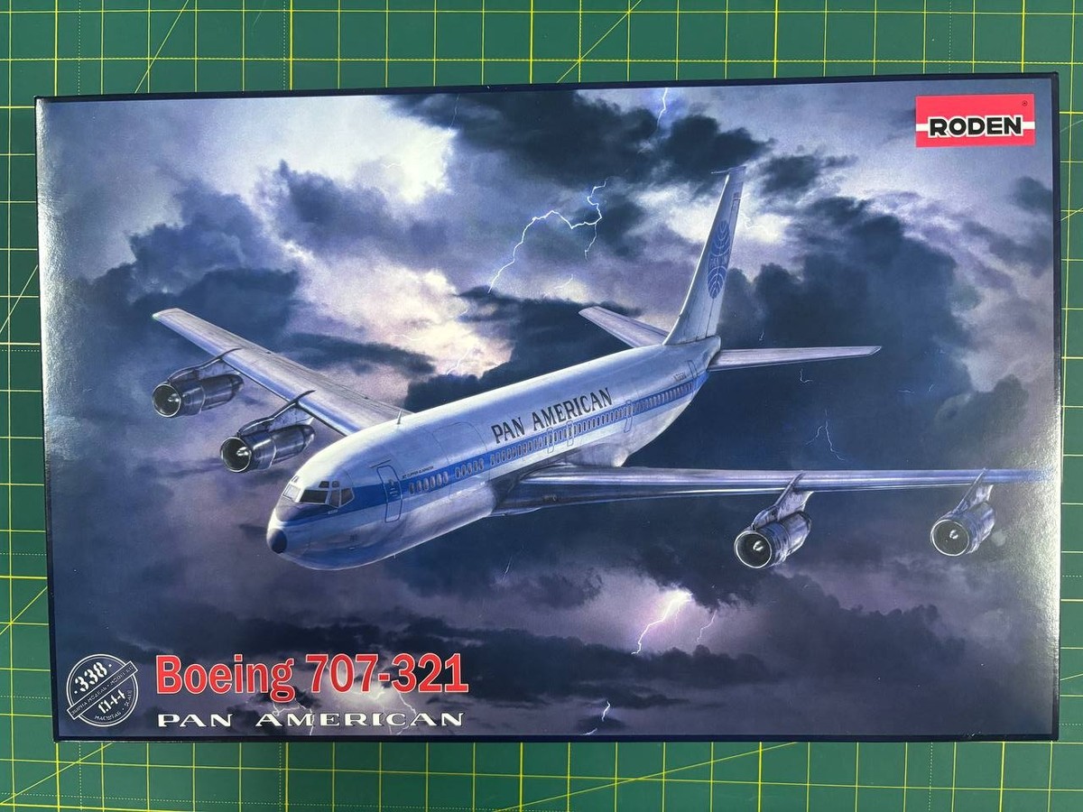 Boeing 707-321 Pan American Plastic model kit 1/144 Roden 338 | eBay