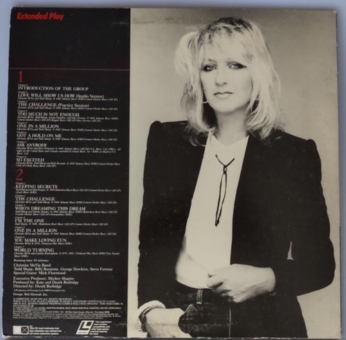 Christine McVie (1983) Laserdisc Pioneer Artists - Tested 📀 LD Fleetwood Mac - Picture 2 of 3
